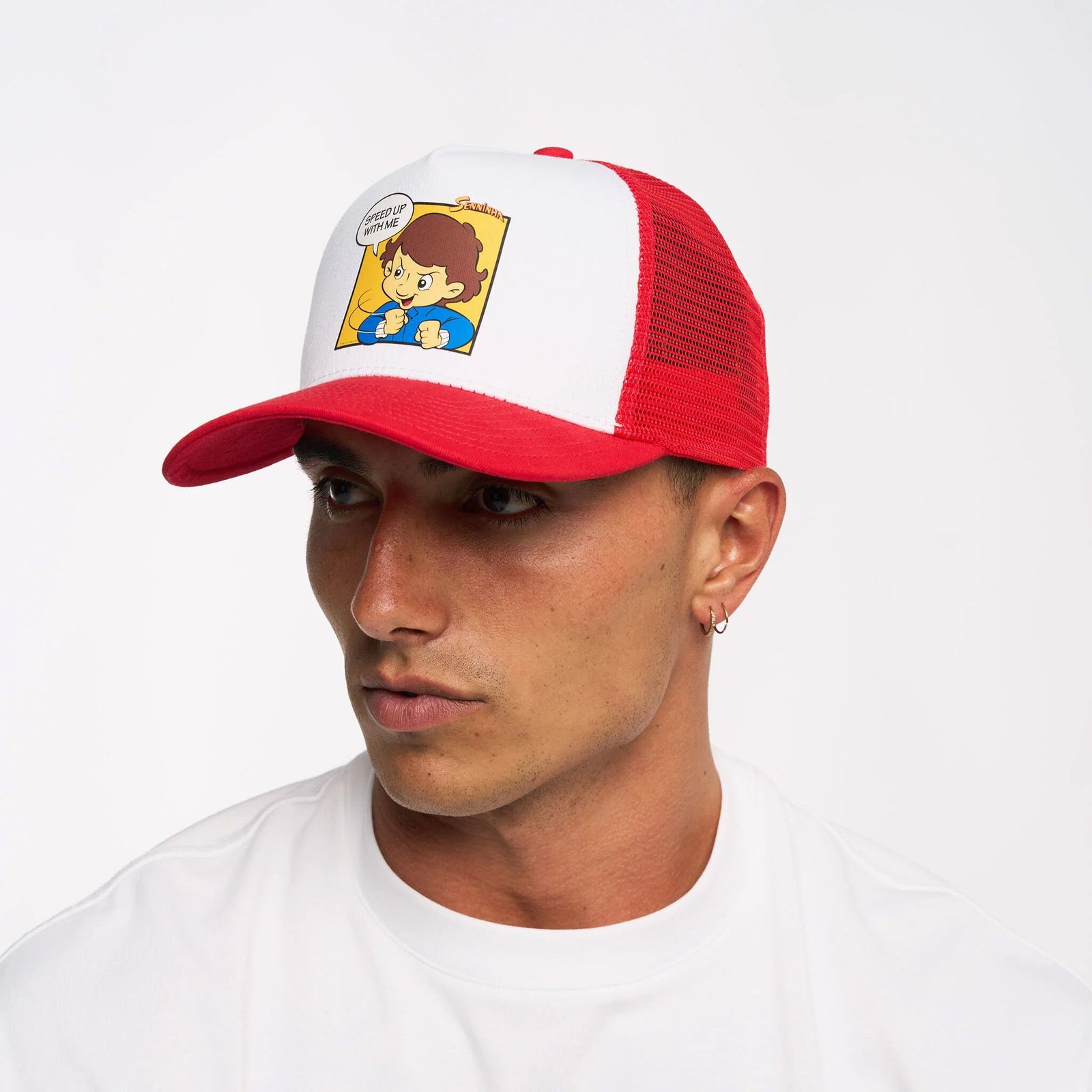 Ayrton Senna Senninha Trucker Cap