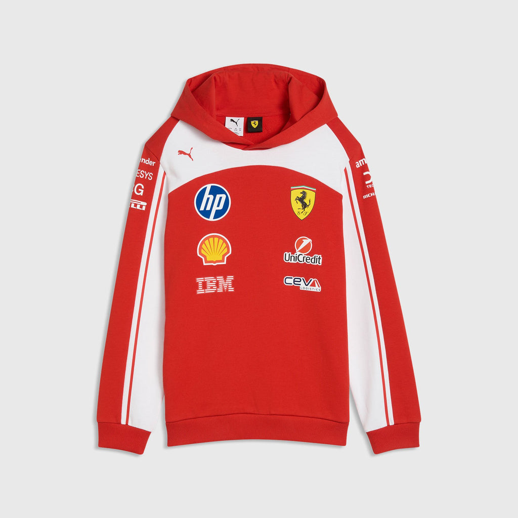 Scuderia Ferrari F1 PUMA Kids 2026 Team Hoodie