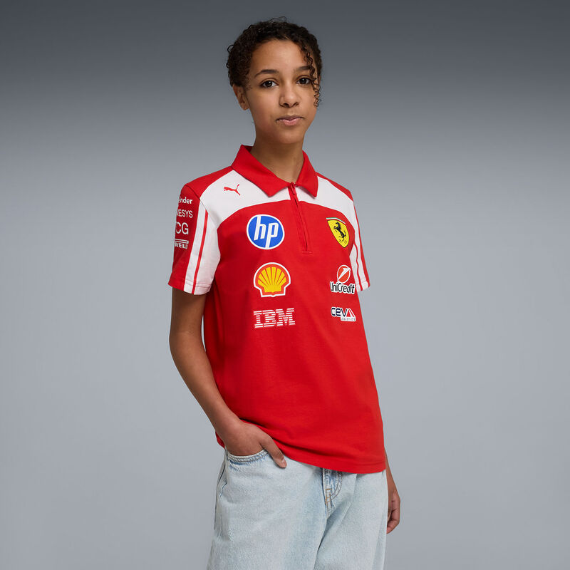 Scuderia Ferrari F1 PUMA Kids 2026 Team Polo