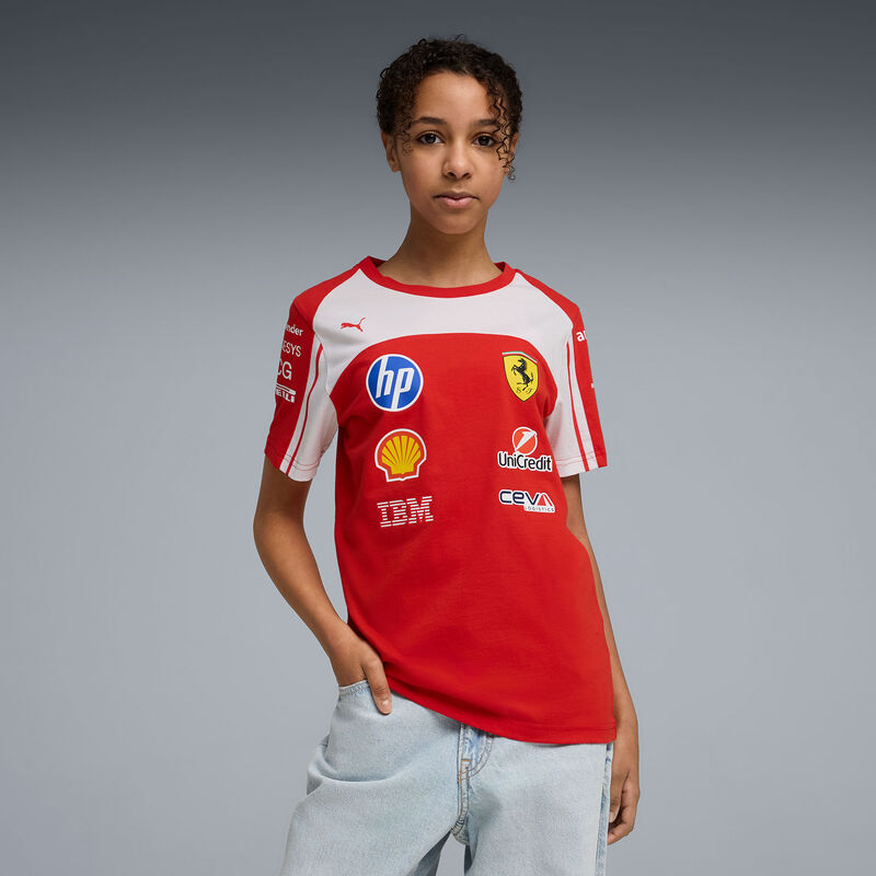Scuderia Ferrari F1 PUMA Kids 2026 Team T-shirt