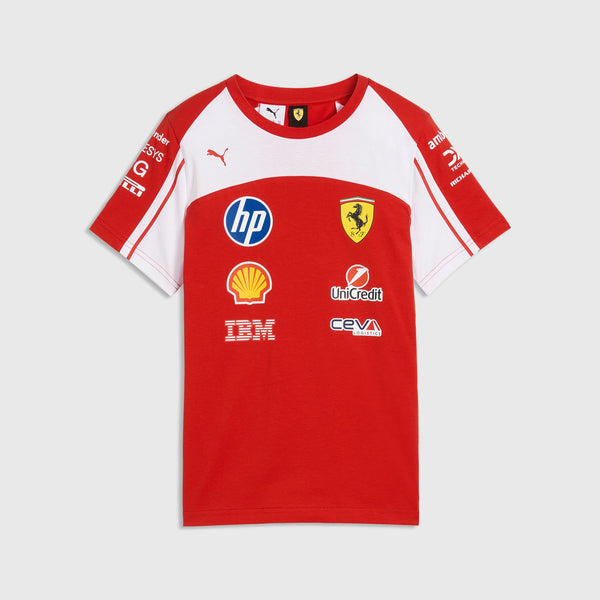 Scuderia Ferrari F1 PUMA Kids 2026 Team T-shirt