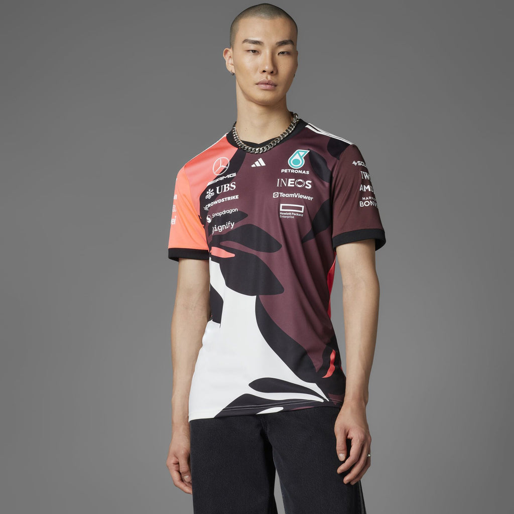 Mercedes-AMG F1 adidas Summer Pack 2025 Team Driver T-shirt