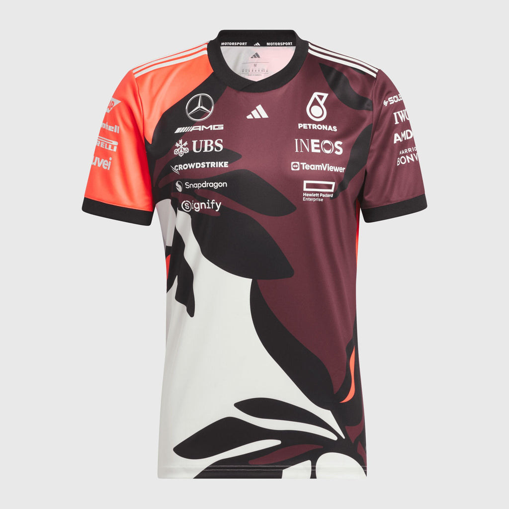 Mercedes-AMG F1 adidas Summer Pack 2025 Team Driver T-shirt