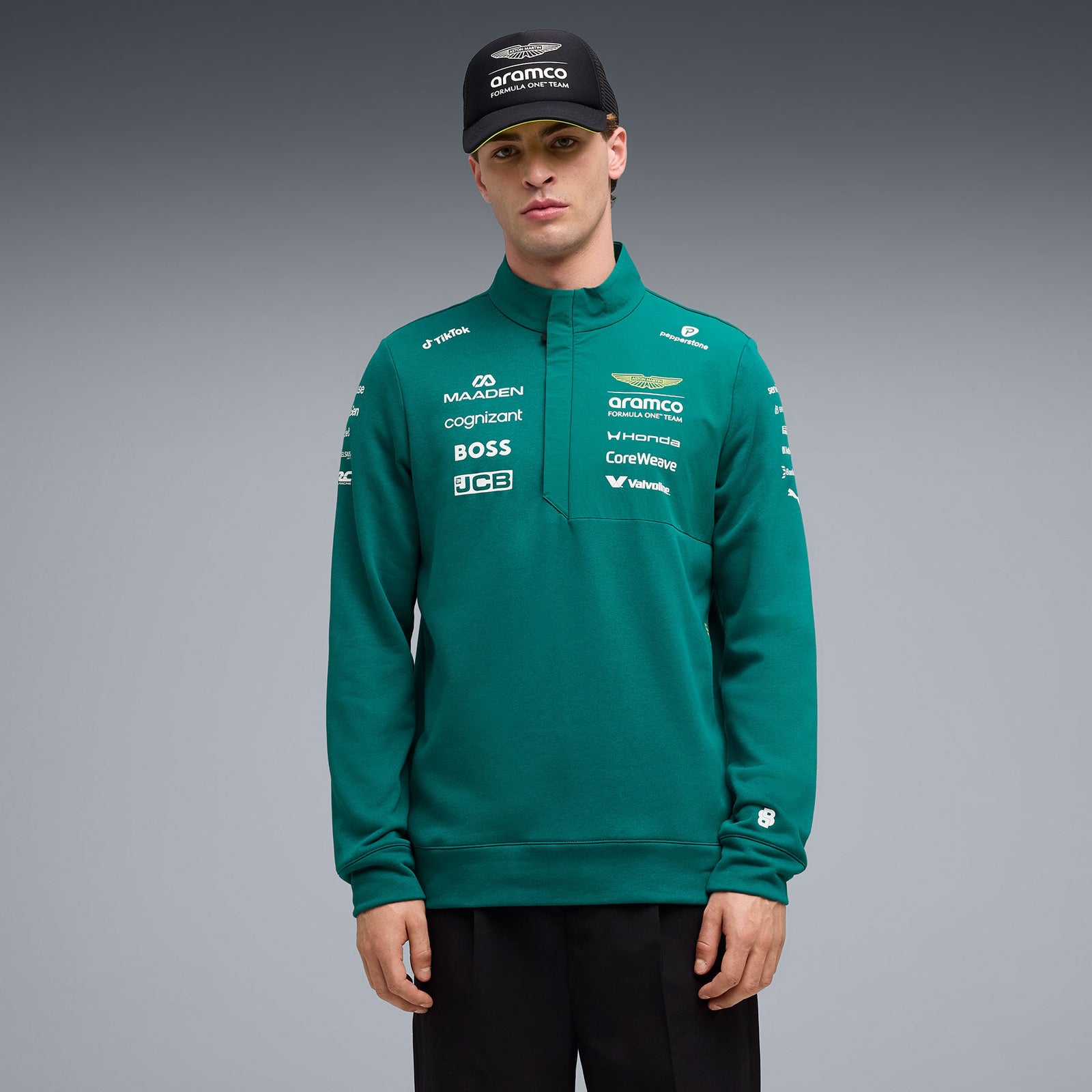 Aston Martin F1 Team 2026 Team Half Zip Sweater