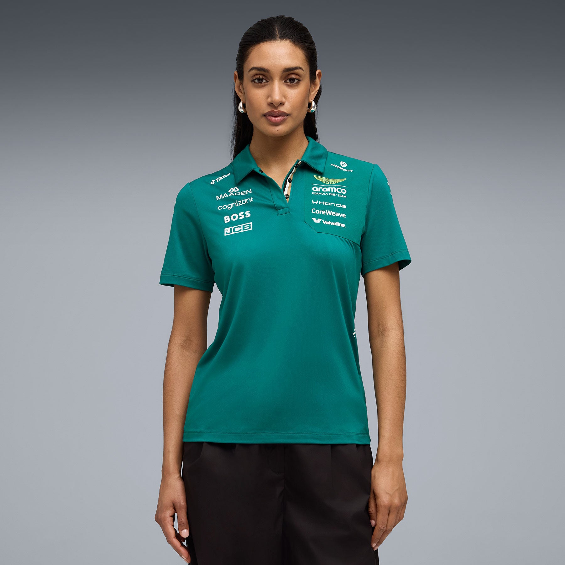 Aston Martin F1 Team Women's 2026 Replica Team Polo