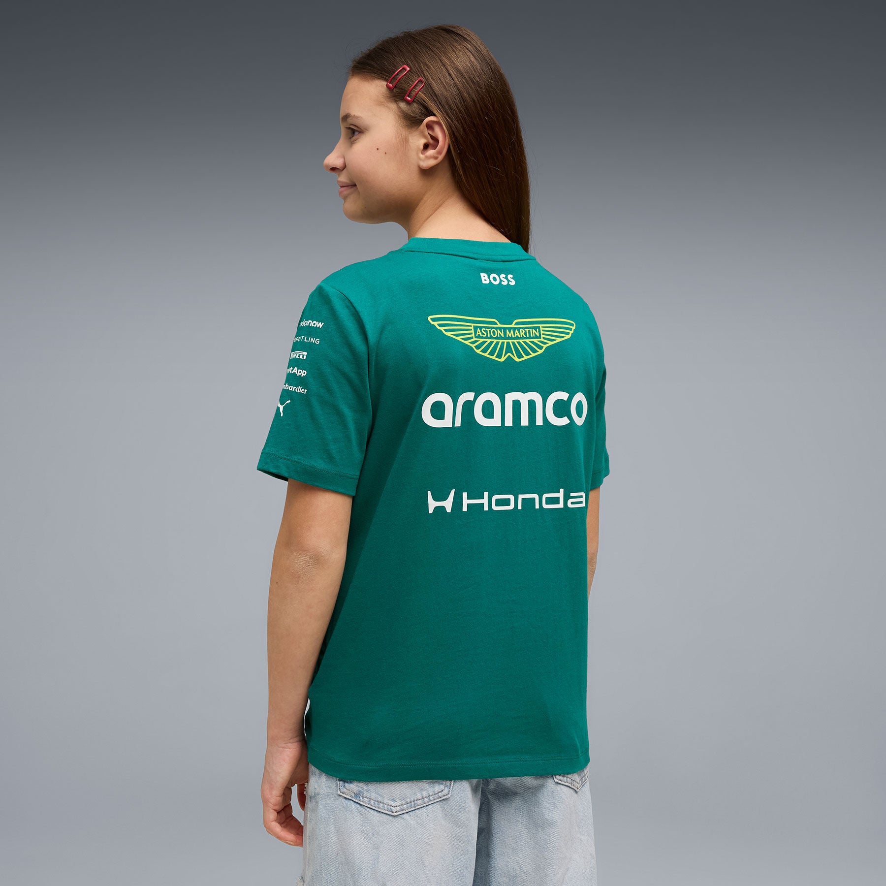 Aston Martin F1 Team Kids 2026 Replica Team T-shirt