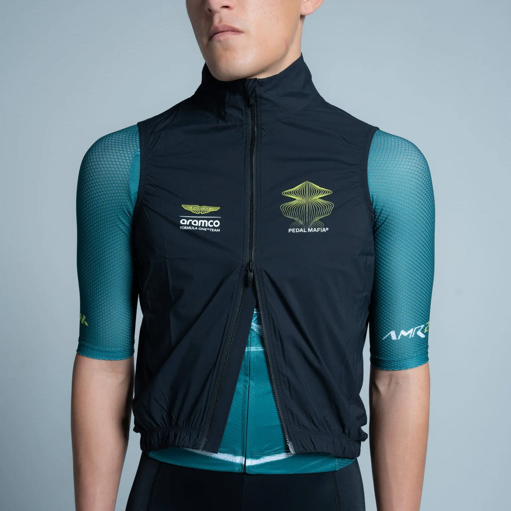 Aston Martin F1 Team Pedal Mafia Cycling Light Vest