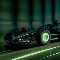 Aston Martin F1 Team AMR25 'Glow in the Dark' Launch Poster