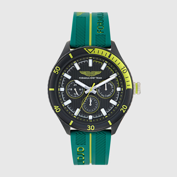 Aston Martin F1 Team Silicone Strap Watch