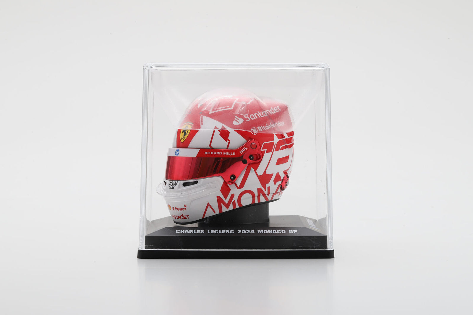 Scuderia Ferrari F1 2024 Charles Leclerc Monaco 1:5 Scale Helmet
