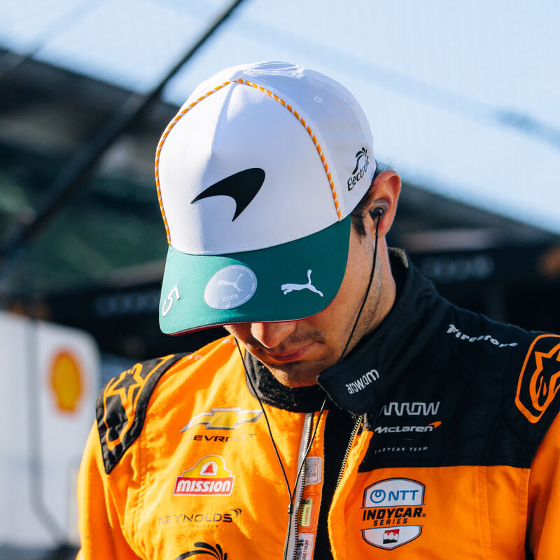 قبعة فريق Arrow McLaren IndyCar Indy 500 Pato O'Ward