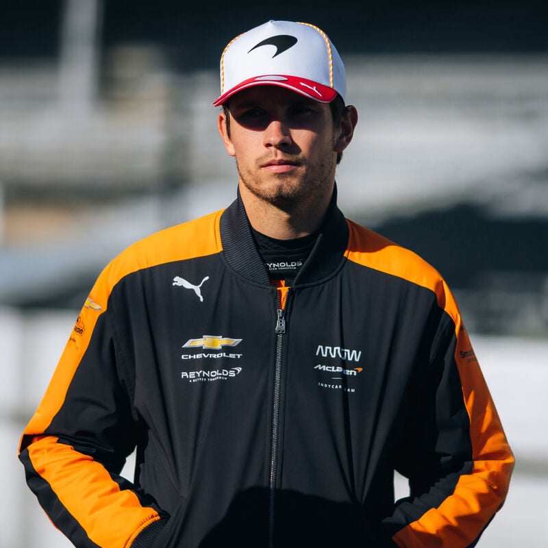 قبعة كريستيان لوندغارد لفريق Arrow McLaren IndyCar لسباق إندي 500