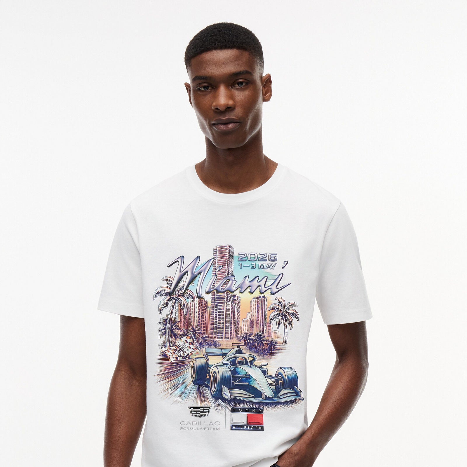 Cadillac F1 Team Tommy Hilfiger 2026 Miami GP Graphic T-Shirt