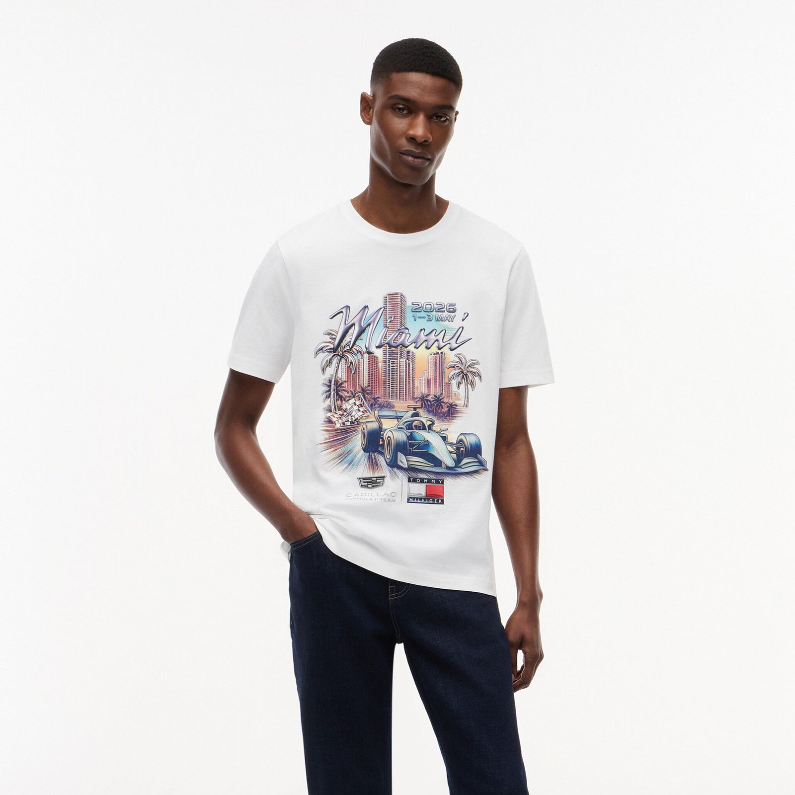 Cadillac F1 Team Tommy Hilfiger 2026 Miami GP Graphic T-Shirt