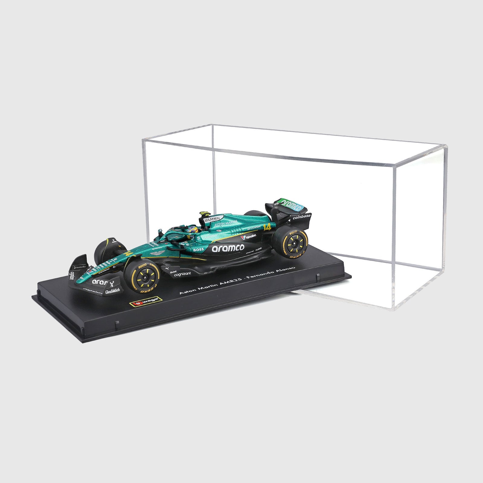 Aston Martin F1 Team Fernando Alonso AMR25 1:43 Scale Model