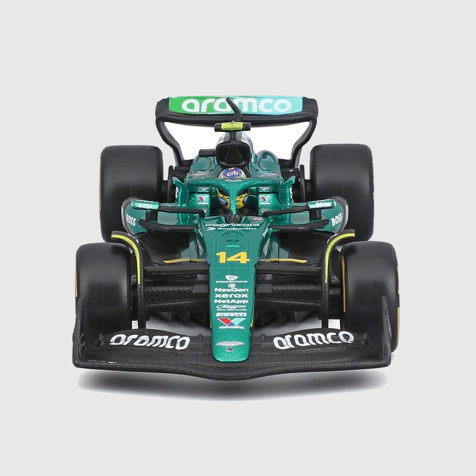 Aston Martin F1 Team Fernando Alonso AMR25 1:43 Scale Model