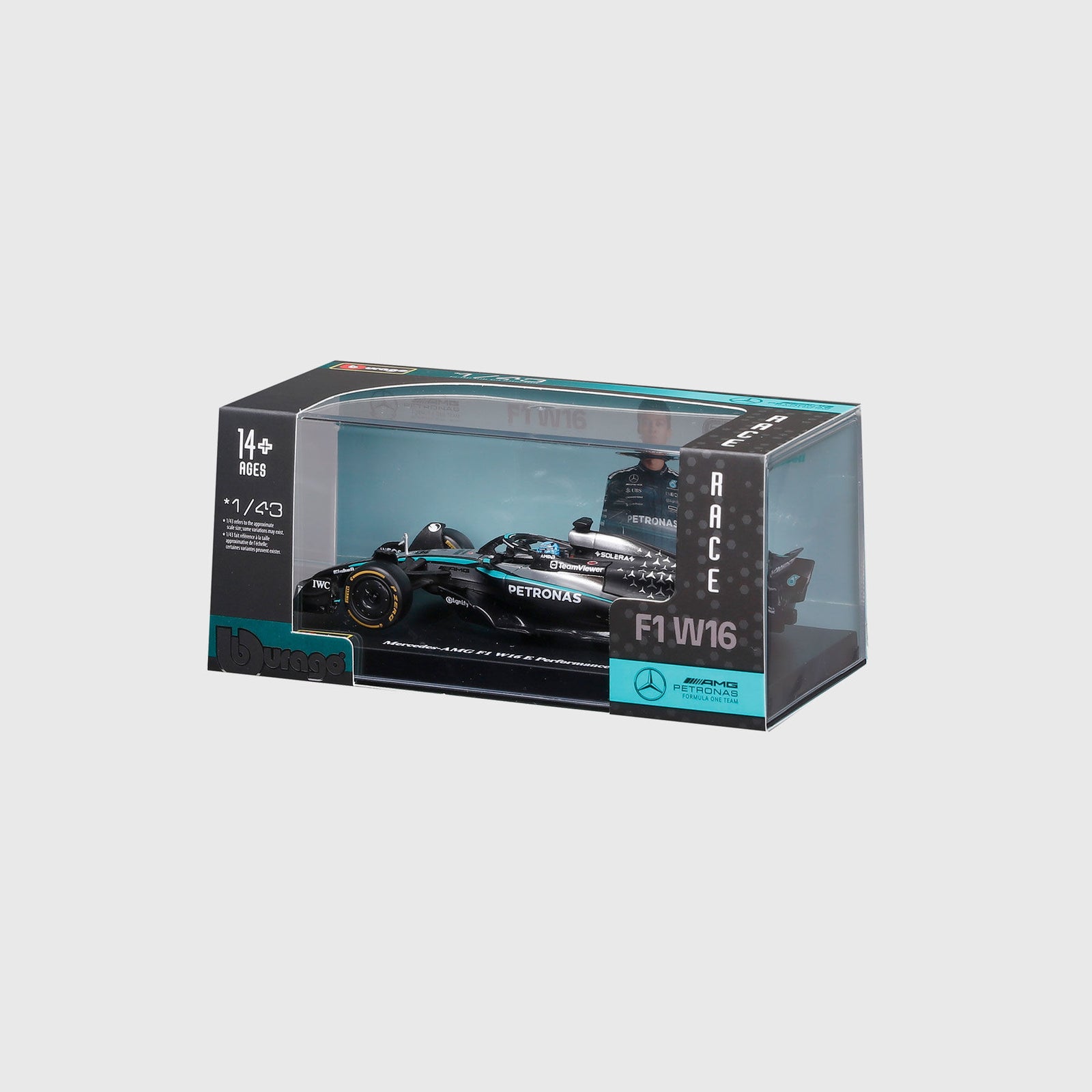 Mercedes-AMG F1 George Russell W16 1:43 Scale Model
