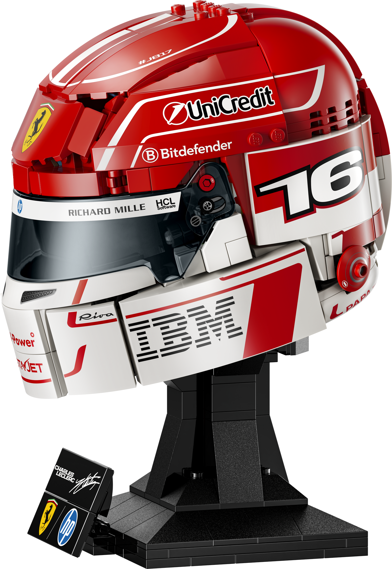 Scuderia Ferrari F1 LEGO® Charles Leclerc Helmet Set