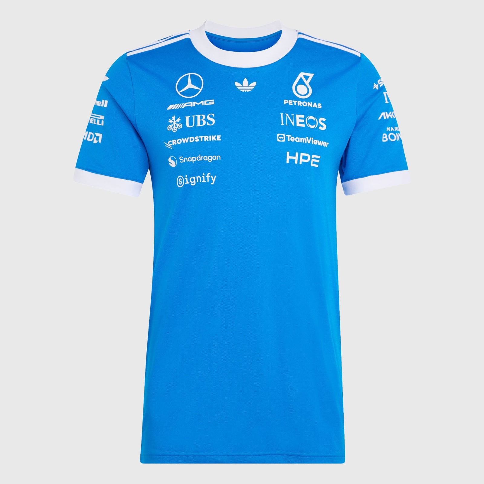 Mercedes-AMG F1 adidas 2026 Team Blue Wonder Driver T-shirt
