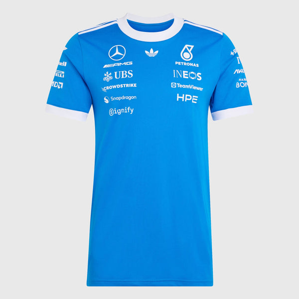 Mercedes-AMG F1 adidas 2026 Team Blue Wonder Driver T-shirt