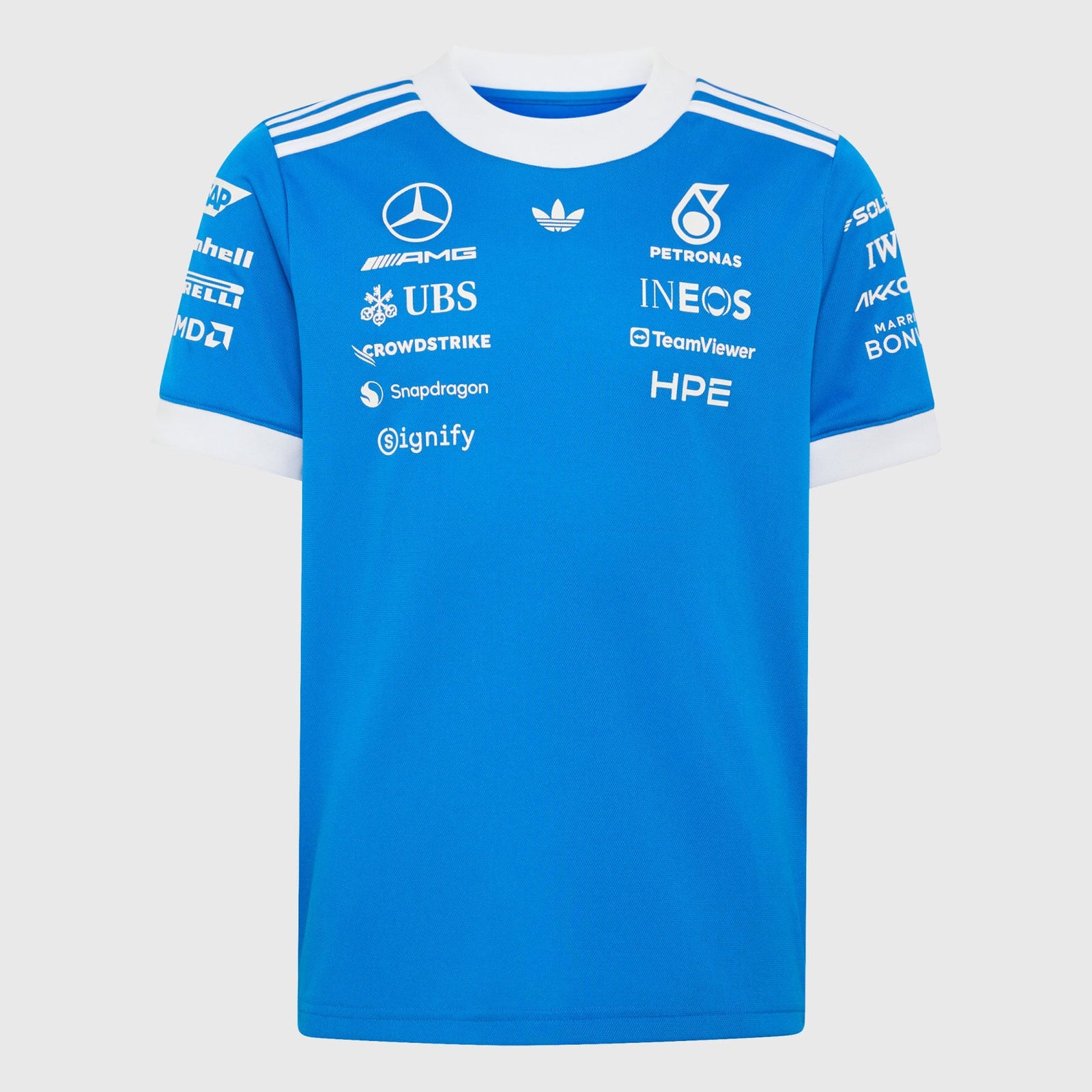 Mercedes-AMG F1 adidas Kids 2026 Team Blue Wonder Driver T-shirt
