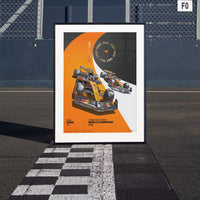 McLaren F1 2025 Constructors’ World Champions Official Poster