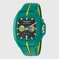 Aston Martin F1 Team FLK Black & Lime Essence Silicone Strap Watch