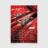 F1 Collection F1 2026 Calendar Poster