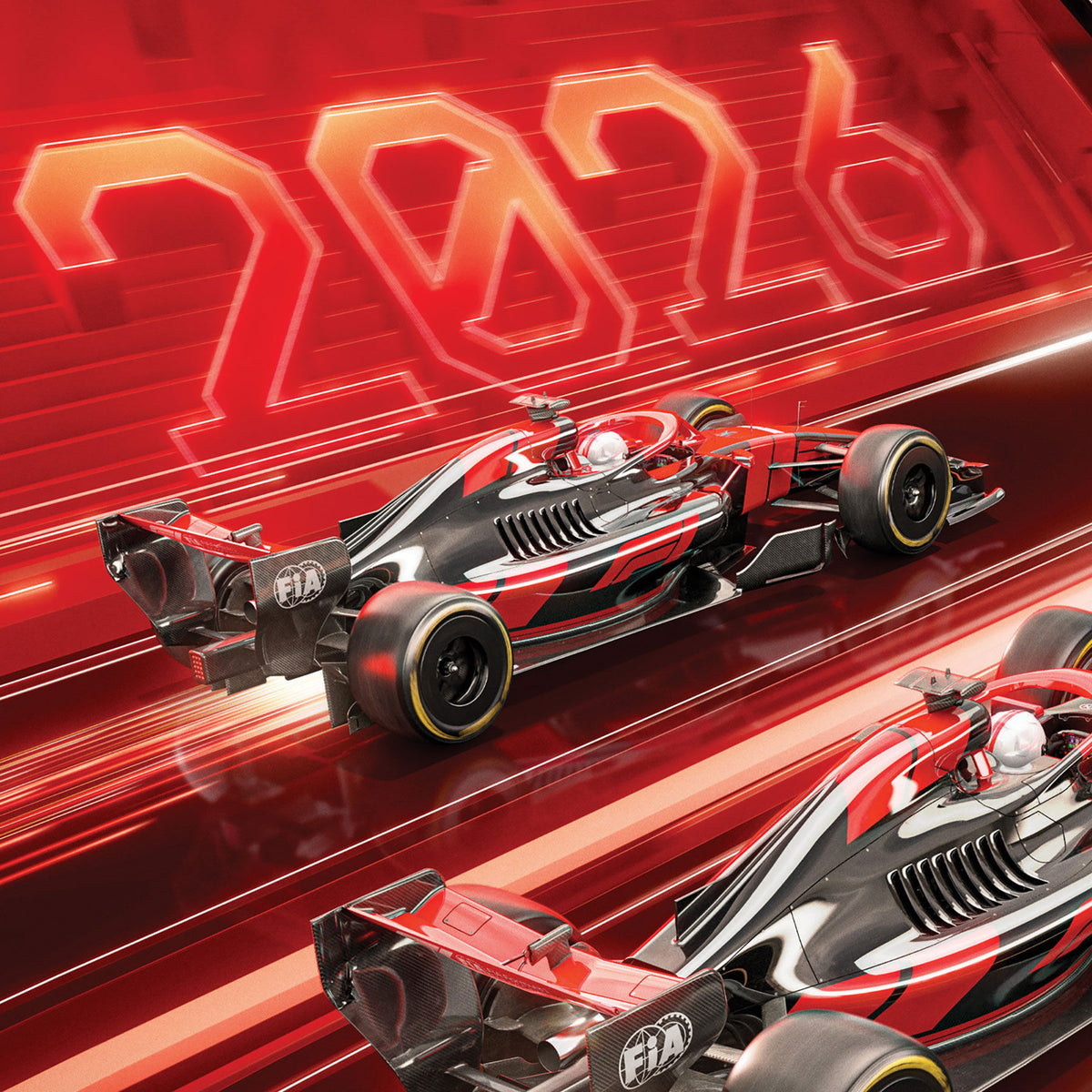 F1 Collection F1 2026 Calendar Poster