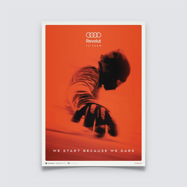 Audi F1 Team 2026 "We Dare" Official Poster