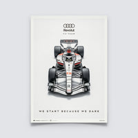 Audi F1 Team 2026 FW R26 Official Poster