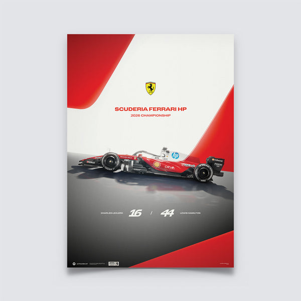 Scuderia Ferrari F1 2026 SF-26 Official Poster