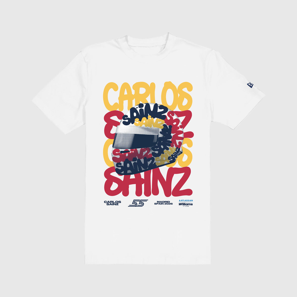 Williams Racing 2026 Carlos Sainz Special Edition Madrid Graphic Tee
