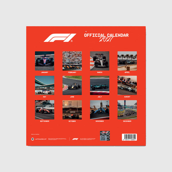 F1 Collection Official F1 2027 Calendar