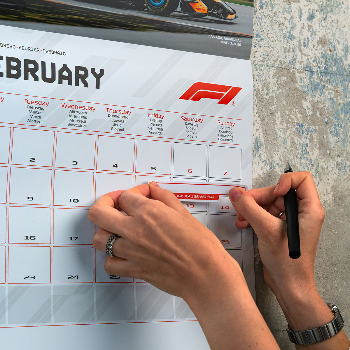 F1 Collection Official F1 2027 Calendar