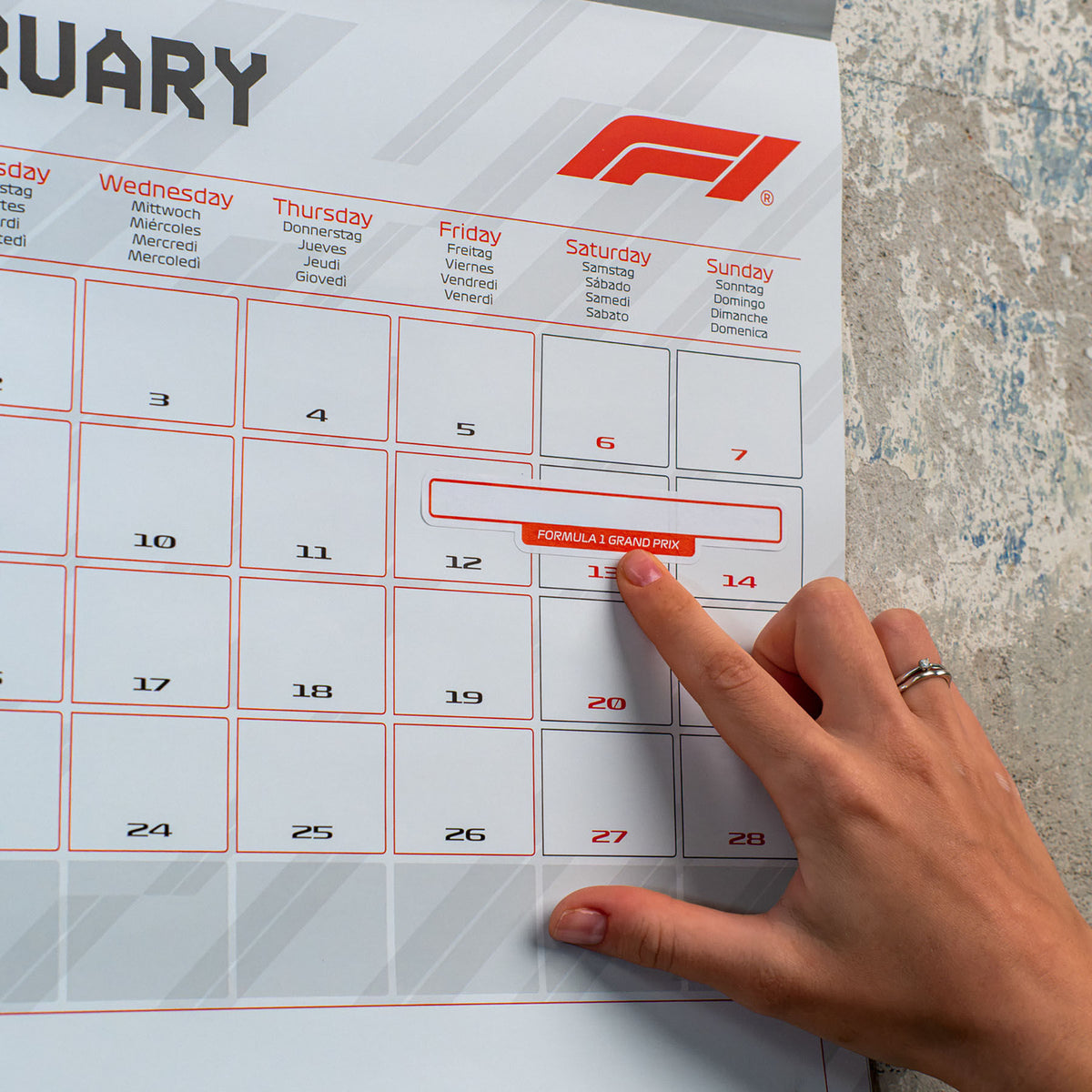 F1 Collection Official F1 2027 Calendar