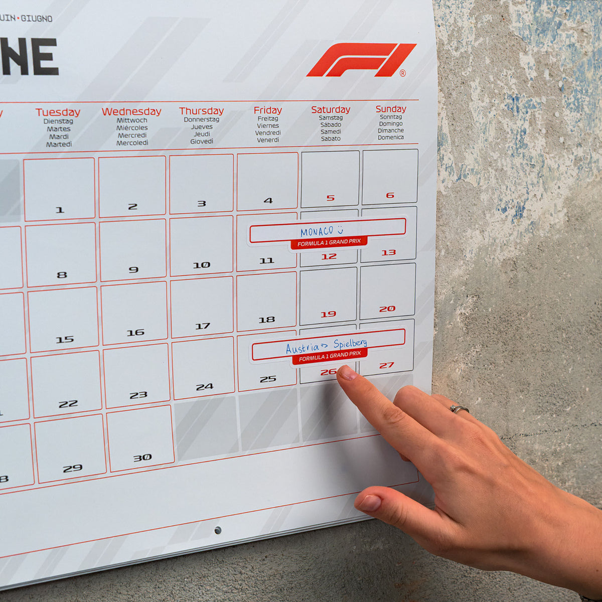F1 Collection Official F1 2027 Calendar