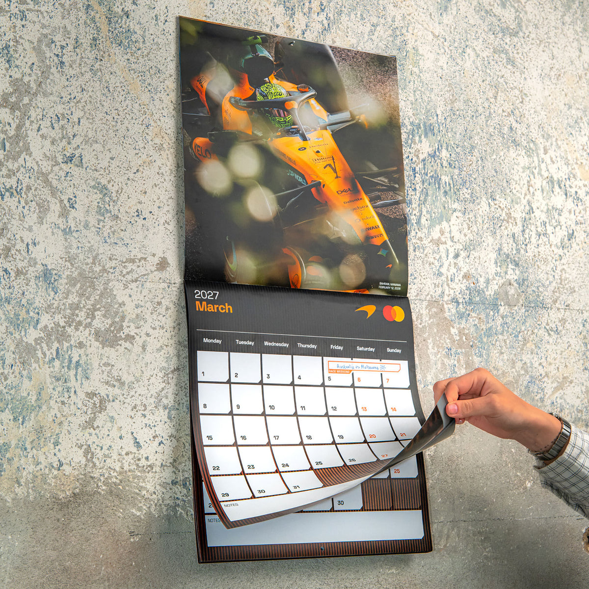McLaren Mastercard F1 2027 Official Team Calendar