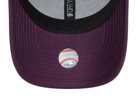 New Era New York Yankees Womens MLB Metallic Logo Purple 9FORTY Adjustable Cap