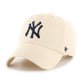 '47 Brand New York Yankees MLB Beige Clean Up Adjustable Cap