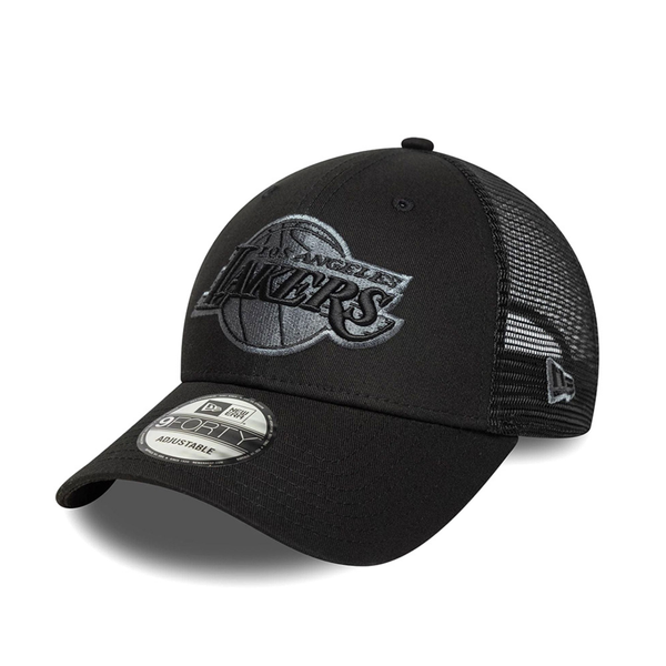 New Era Los Angeles Lakers NBA 9FORTY Trucker Black Cap