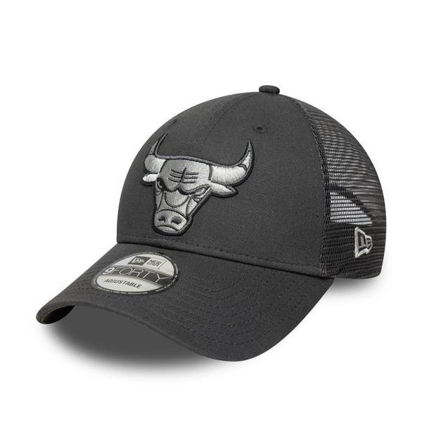 New Era Chicago Bulls NBA 9FORTY Trucker Dark Grey Cap