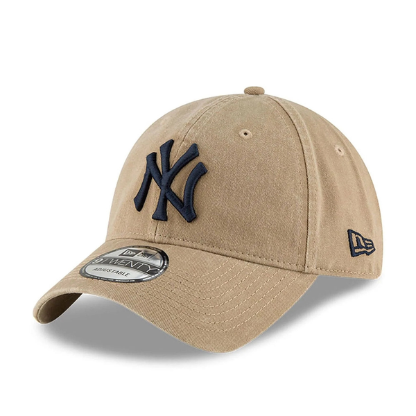 New Era New York Yankees MLB Core Classic Beige 9TWENTY Adjustable Cap