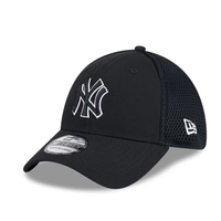 New Era New York Yankees MLB Evergreen Neo Black 39THIRTY Stretch Fit Cap