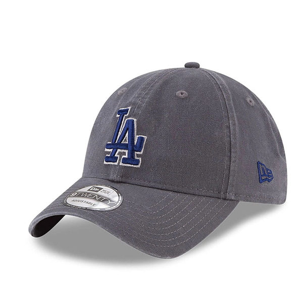 New Era LA Dodgers MLB Core Classic Grey 9TWENTY Adjustable Cap