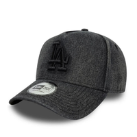 New Era LA Dodgers MLB Denim Black 9FORTY E-Frame Trucker Cap