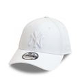 New Era New York Yankees Essential White on White 9FORTY Cap