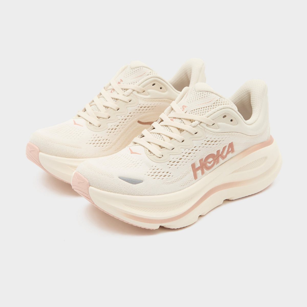 Beige HOKA Bondi 9 Women's