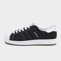 Black adidas Originals Superstar II Canvas