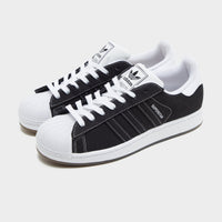 Black adidas Originals Superstar II Canvas